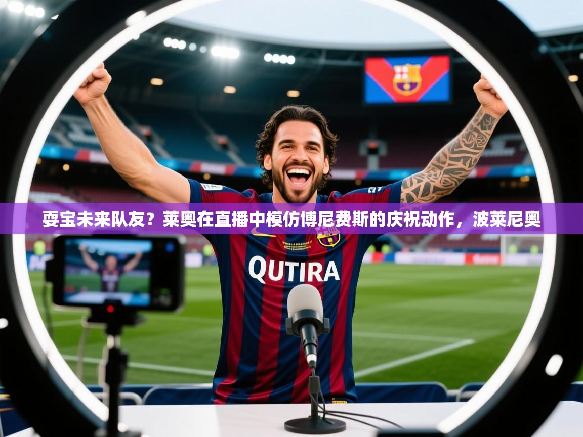 2025乐鱼体育在线官网耍宝未来队友？莱奥在直播中模仿博尼费斯的庆祝动作，波莱尼奥  第2张