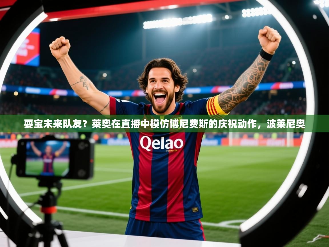 2025乐鱼体育在线官网耍宝未来队友？莱奥在直播中模仿博尼费斯的庆祝动作，波莱尼奥  第3张