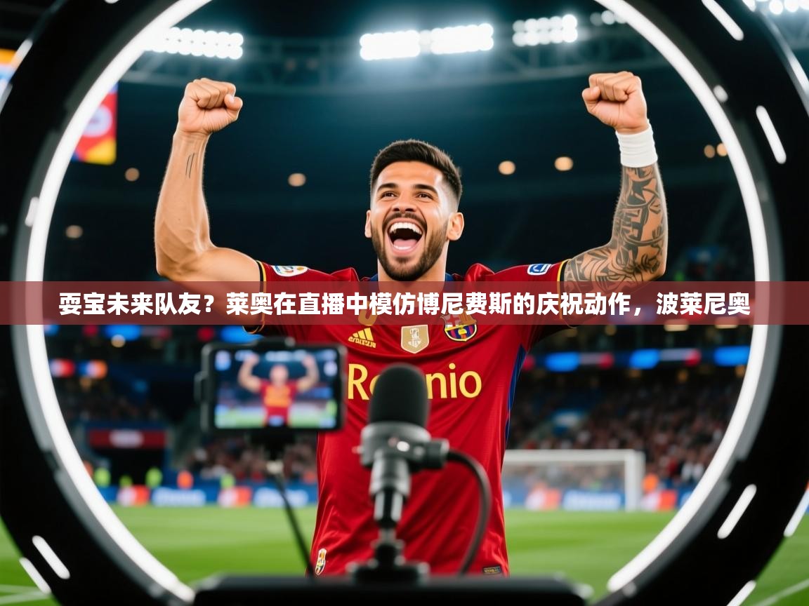 2025乐鱼体育在线官网耍宝未来队友？莱奥在直播中模仿博尼费斯的庆祝动作，波莱尼奥  第4张